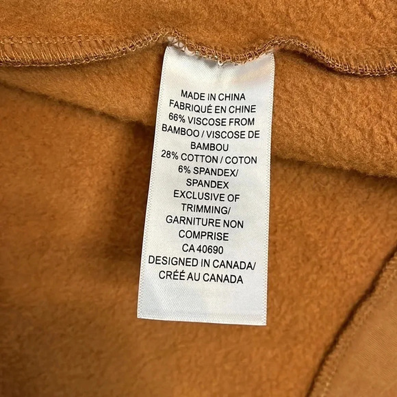 LNBF Bamboo Oversized Tan Open Vest Cardigan, Size XS - Picture 9 of 10